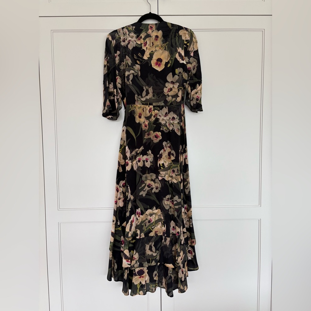 AllSaints Delana Francoise floral-print wrap maxi dress - Picture 4 of 8